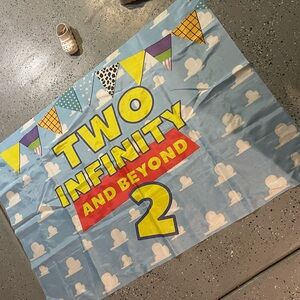 Toy Story Inspired Birthday Banner Two infinity and beyond